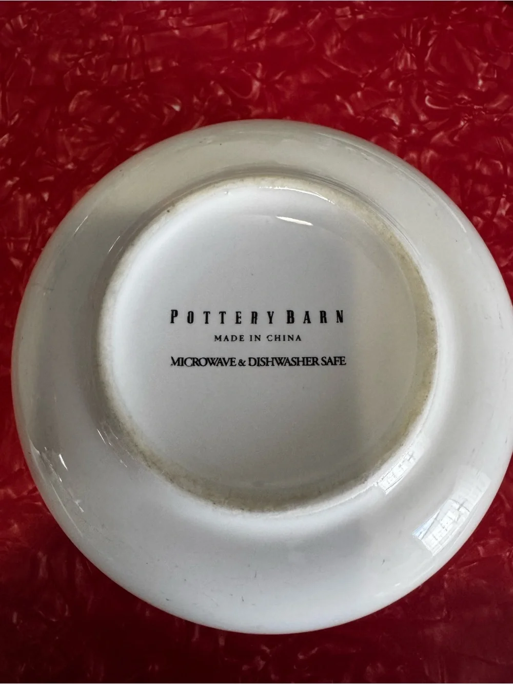 Pottery Barn China Du Jour white  Cereal Bowl - set of 4